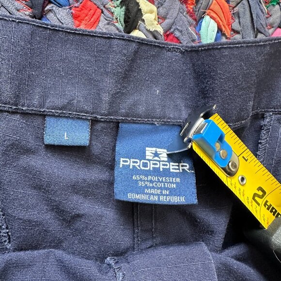 Propper Navy Men Tactical Cargo Shorts Men's Size Large 9.5" Inseam Utility - Picture 13 of 16